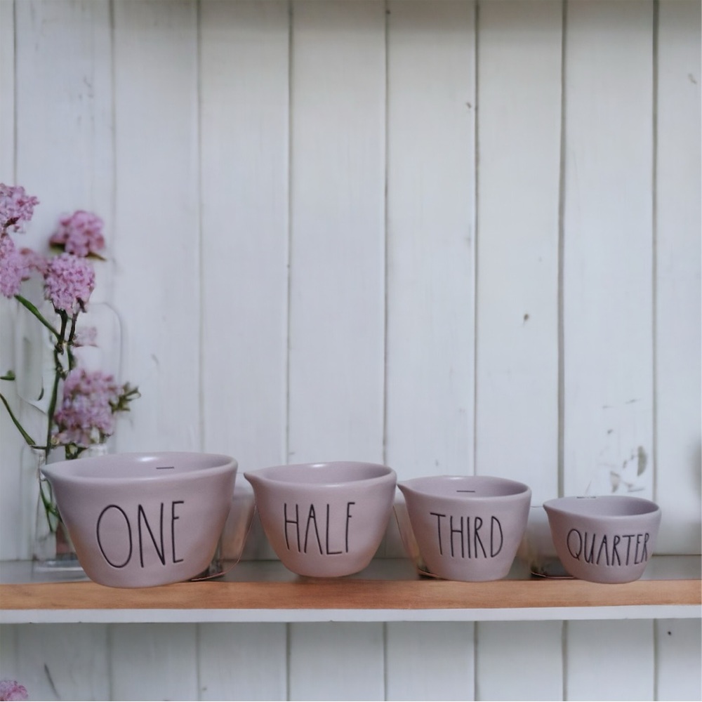 Rae Dunn Lilac Lavender Measuring Cups - Picture 4 of 5